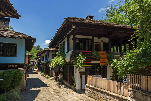 Etar Gabrovo Bulgarije Juli 2018 Oud Huis Architecturale Etnografische Complexe — Stockfoto