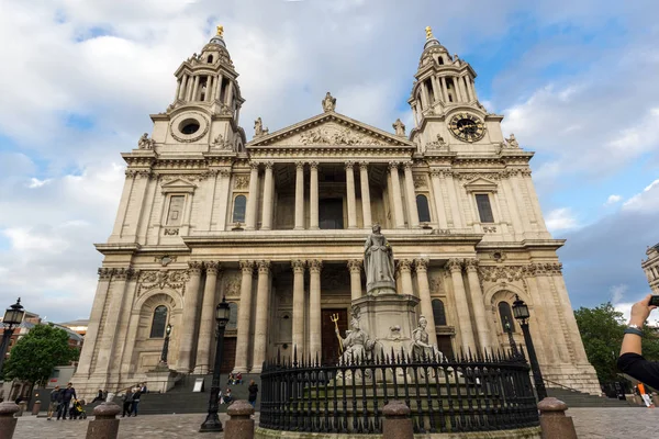 Londres Inglês Junho 2016 Vista Pôr Sol Catedral São Paulo — Fotografia de Stock