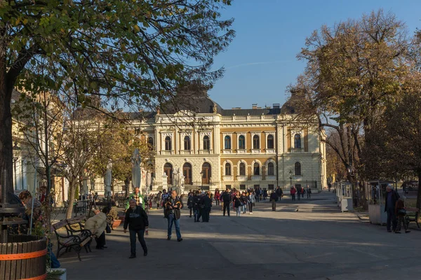 Sremski Karlovci Воєводина Сербія Листопада 2018 Панорама Центру Міста Srijemski — стокове фото