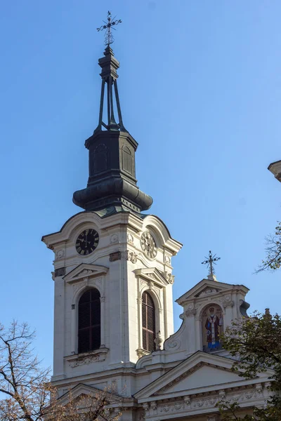 Sremski Karlovci Vojvodina Serbia November 2018 Orthodox Nicholas Cathedral Town — Stock Photo, Image