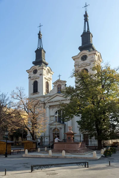 Sremski Karlovci Vojvodina Servië November 2018 Orthodoxe Nicholas Kathedraal Plaats — Stockfoto