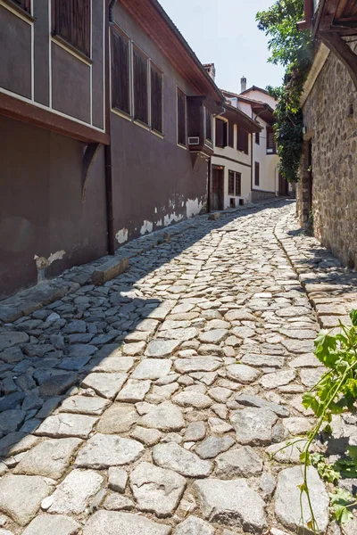 Plovdiv Bulharsko Července 2018 Ulice Domy Období Bulharského Obrození Starém — Stock fotografie