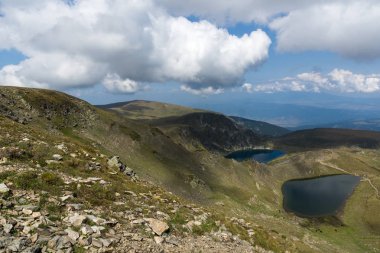 Yaz görünümü gözyaşı göl, Rila Dağı, yedi Rila göller, Bulgaristan ve göz