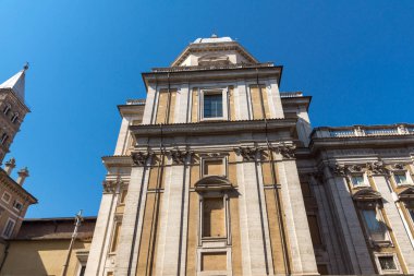 Rome, İtalya - 22 Haziran 2017: Bina Basilica Papale di Santa Maria Maggiore Roma, İtalya