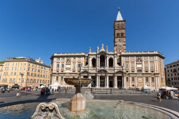 Roma Italia Junio 2017 Edificio Basílica Papale Santa Maria Maggiore — Foto de Stock