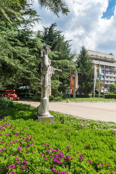 Kazanlak Bulgária Agosto 2018 Centro Cidade Kazanlak Região Stara Zagora — Fotografia de Stock