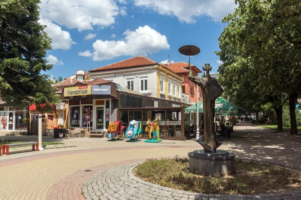 保加利亚卡赞拉克 2018年8月5日 保加利亚 Stara Zagora Kazanlak 镇中心 — 图库照片