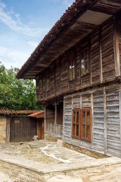 Zheravna Bulgaria Julio 2014 Reserva Arquitectónica Zheravna Con Casas Del —  Fotos de Stock