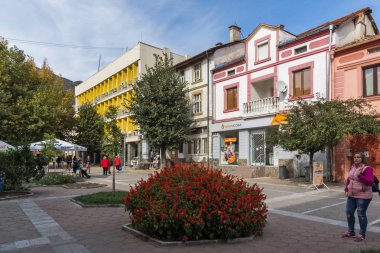 Devin, Bulgaristan - 13 Ekim 2018: Spa Merkezi tesisinin Devin, bölge Smolyan, Bulgaristan