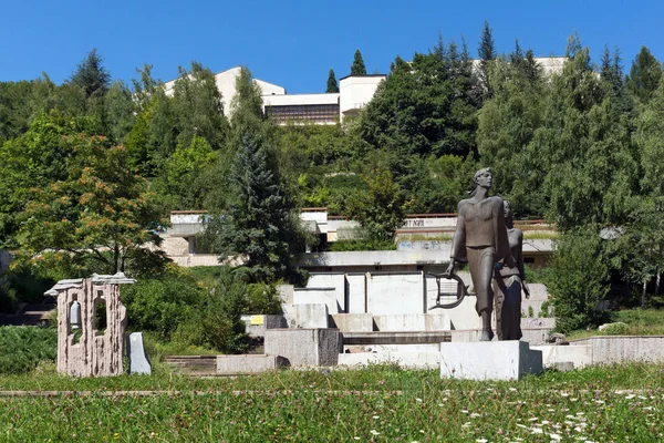 Smolyan Bulgaria August 2018 Панорамный Вид Новый Центр Города Смолян — стоковое фото