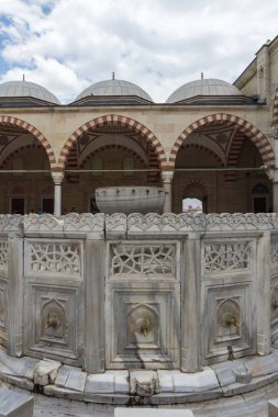 Edirne, Türkiye - 26 Mayıs 2018: 1569 ve 1575 Selimiye Camii Edirne şehri, Doğu Trakya, Türkiye'de arasında inşa
