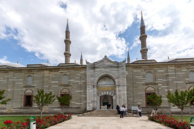 Edirne, Türkiye - 26 Mayıs 2018: 1569 ve 1575 Selimiye Camii Edirne şehri, Doğu Trakya, Türkiye'de arasında inşa