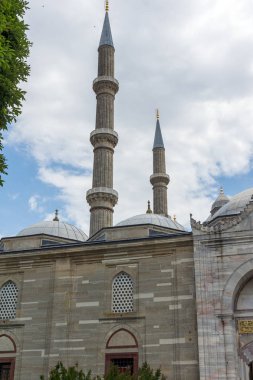 Edirne, Türkiye - 26 Mayıs 2018: 1569 ve 1575 Selimiye Camii Edirne şehri, Doğu Trakya, Türkiye'de arasında inşa