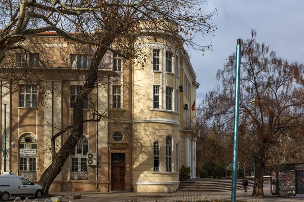 Plovdiv Bulgarije December 2016 Gebouw Van Militaire Club Stad Van — Stockfoto