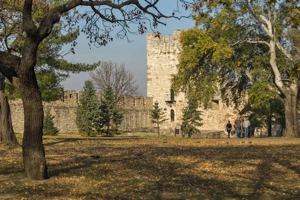 Белград Сербия Ноября 2018 Панорамный Вид Белградскую Крепость Парк Калемегдан — стоковое фото