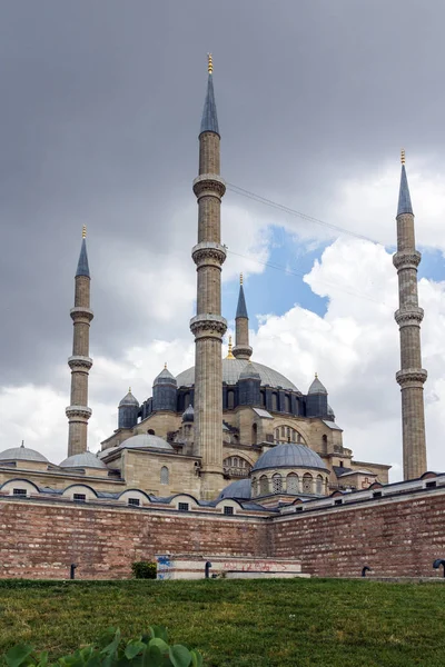Edirne Türkiye Mayıs 2018 Dış Görünümü Selimiye Cami Inşa 1569 — Stok fotoğraf