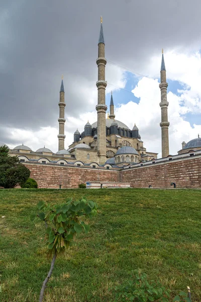 Edirne Türkiye Mayıs 2018 Dış Görünümü Selimiye Cami Inşa 1569 — Stok fotoğraf