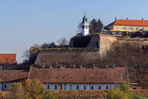Novi Sad Vojvodina Serbien November 2018 Visa Fortet Petrovaradin Från — Stockfoto