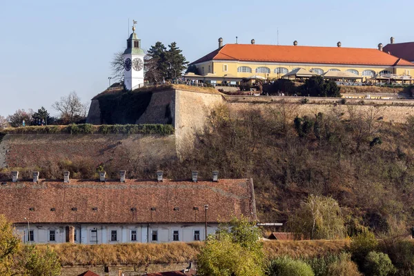 Novi Sad Vojvodina Serbien November 2018 Visa Fortet Petrovaradin Från — Stockfoto