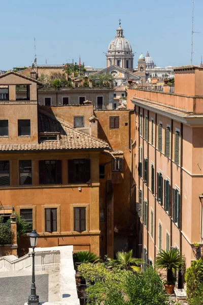 Roma Italia Junio 2017 Increíble Vista Fuente Tritón Piazza Barberini — Foto de Stock