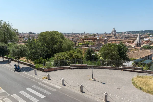 Roma Italia Junio 2017 Amazing Panorama Viale Del Belvedere City — Foto de Stock