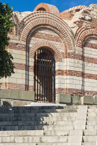 ネセバル 2018 遺跡の古代教会の聖ヨハネ Aliturgetos ブルガリア ブルガス地域都市ネセバルで — ストック写真