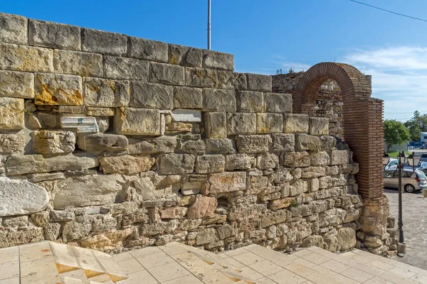 Nessebar Bulgaria August 2018 Ruins Ancient Theatre Old Town Nessebar — Stock Photo, Image