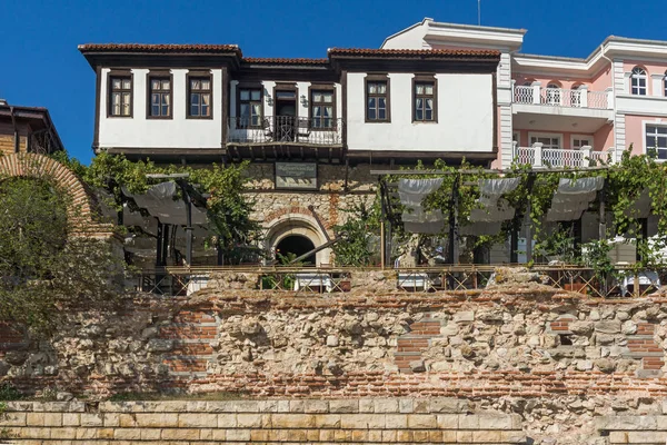 Nessebar Bulgária Agosto 2018 Antigas Ruínas Fortificações Casas Antigas Cidade — Fotografia de Stock