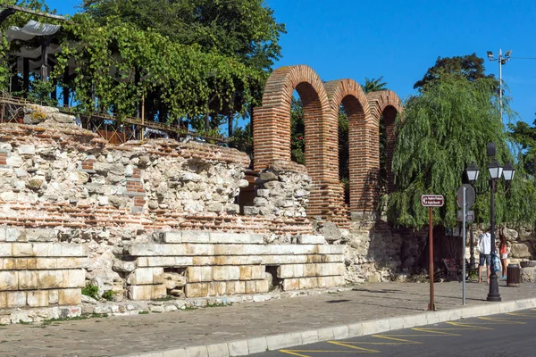 Nessebar Bulgaria August 2018 Ruins Ancient Theatre Old Town Nessebar — Stock Photo, Image