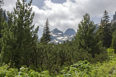 Bulgaristan 'ın Rila Dağı, Malyovitsa zirvesinin şaşırtıcı yaz manzarası