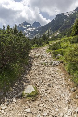 Bulgaristan 'ın Rila Dağı, Malyovitsa zirvesinin şaşırtıcı yaz manzarası