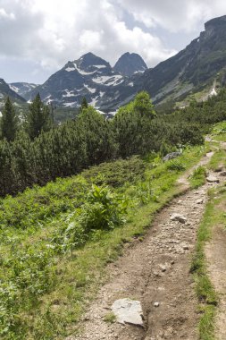 Bulgaristan 'ın Rila Dağı, Malyovitsa zirvesinin şaşırtıcı yaz manzarası