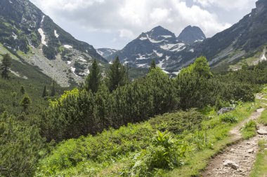 Bulgaristan 'ın Rila Dağı, Malyovitsa zirvesinin şaşırtıcı yaz manzarası