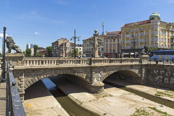 Sofie Bulharsko Května 2018 Panoramatický Pohled Lví Most Přes Vladaya — Stock fotografie