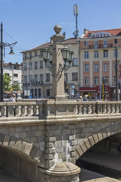 Sofie Bulharsko Května 2018 Panoramatický Pohled Lví Most Přes Vladaya — Stock fotografie