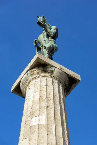 Belgrade Serbie Novembre 2018 Monument Victor Forteresse Belgrade Parc Kalemegdan — Photo