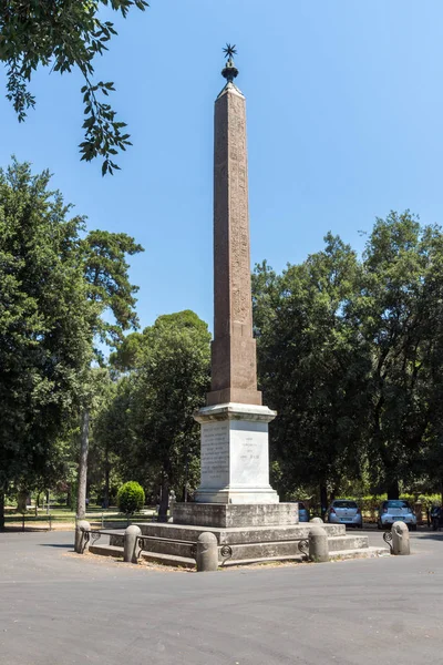 Rome Italie Juin 2017 Panorama Incroyable Sur Piazza Del Popolo — Photo