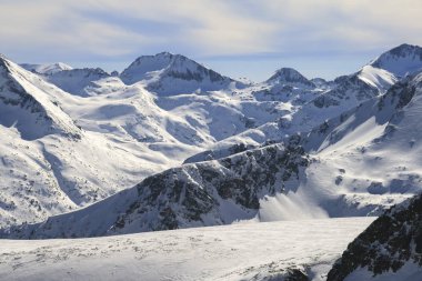 Todorka tepe, Bulgaristan üzerinden Pirin Dağı Kış manzarası