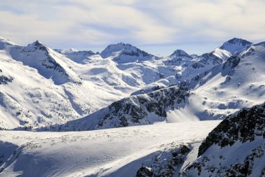 Todorka tepe, Bulgaristan üzerinden Pirin Dağı Kış manzarası