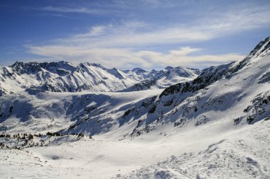 Todorka tepe, Bulgaristan üzerinden Pirin Dağı Kış manzarası