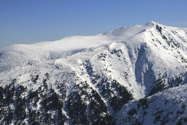Paisaje Invernal Montaña Pirin Desde Pico Todorka Bulgaria —  Fotos de Stock