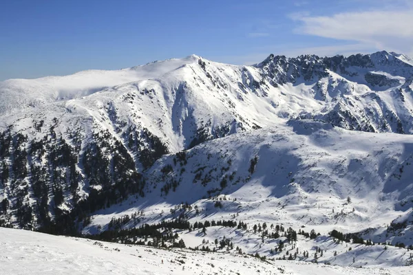 Zimní Krajina Pohoří Pirin Todorka Vrcholu Bulharsko — Stock fotografie