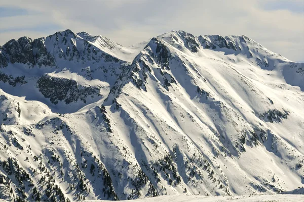 Vinterlandskap Berget Pirin Från Todorka Peak Bulgarien — Stockfoto