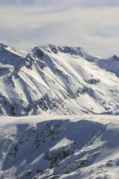 Paisaje Invernal Montaña Pirin Desde Pico Todorka Bulgaria — Foto de Stock