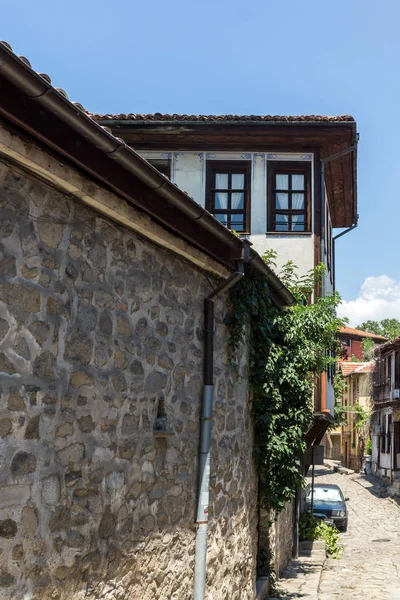 Plovdiv Bulgária Julho 2018 Rua Casas Período Renascimento Búlgaro Cidade — Fotografia de Stock