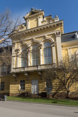 Sofia, Bulgaristan - 17 Mart 2018: Bina, Ulusal Sanat Galerisi (Kraliyet Sarayı), Sofia, Bulgaristan