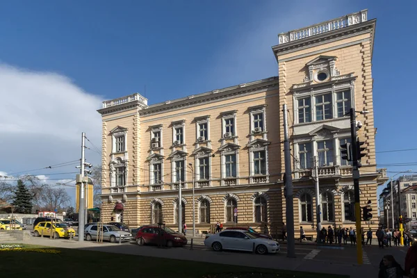 Sofia Bulgária Março 2018 Construção Clube Militar Centro Cidade Sófia — Fotografia de Stock