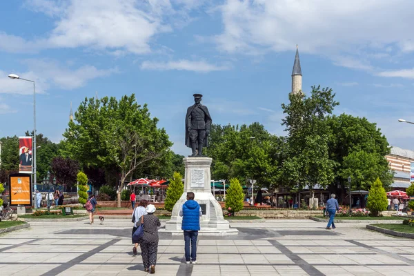 Edirne Turquia Maio 2018 Rua Típica Centro Cidade Edirne East — Fotografia de Stock