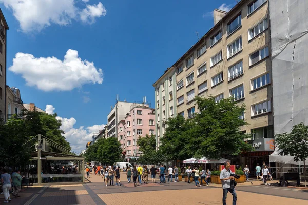 Sofia Bulgaristan Mayıs 2018 Sofya Şehrinde Vitosha Boulevard Bina — Stok fotoğraf