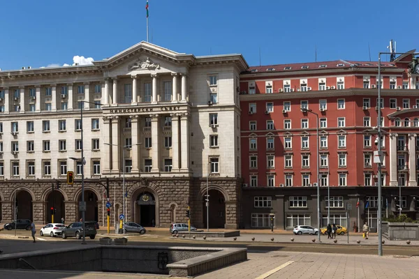 保加利亚索非亚 2018年5月20日 保加利亚索非亚市部长理事会大楼 — 图库照片